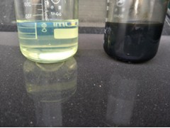 柴油常溫免酸堿脫色劑廢油脫色變白黑油脫色變黃